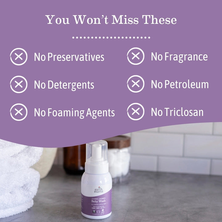Calming Lavender Castile Baby Wash | Made in the USA
