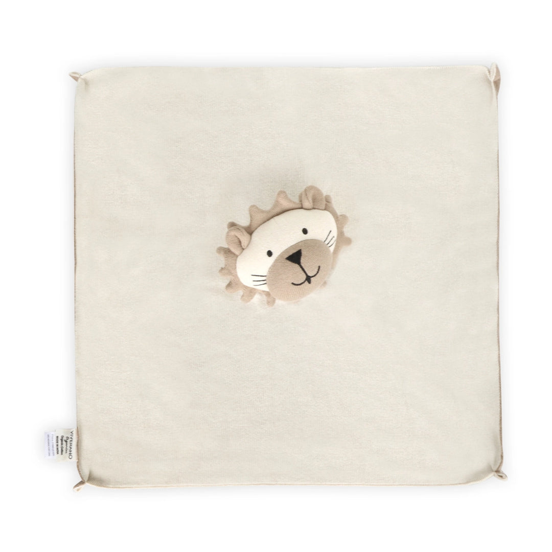 Lion | Organic Baby Lovey Security Blanket Cuddle Cloth | Handmade