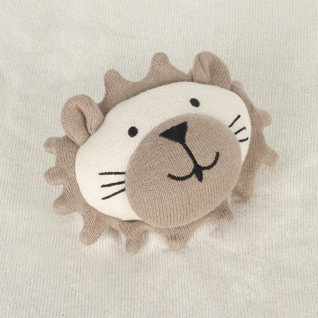 Lion | Organic Baby Lovey Security Blanket Cuddle Cloth | Handmade