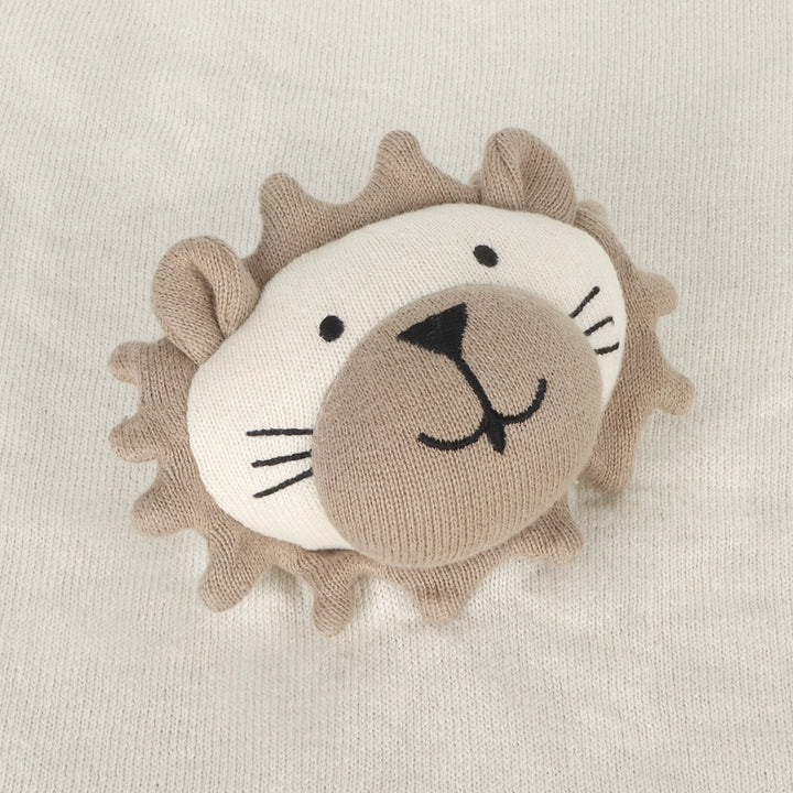 Lion | Organic Baby Lovey Security Blanket Cuddle Cloth | Handmade