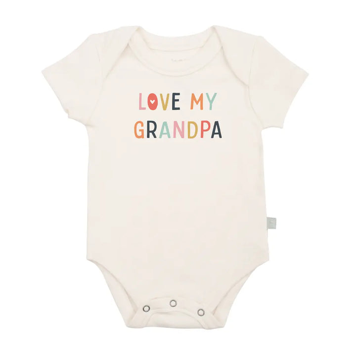 Love My Grandpa | Organic Bodysuit | Short Sleeve (Gender-Neutral)