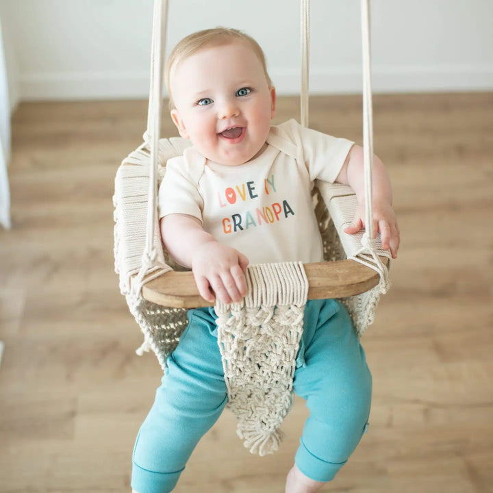 Love My Grandpa | Organic Bodysuit | Short Sleeve (Gender-Neutral)