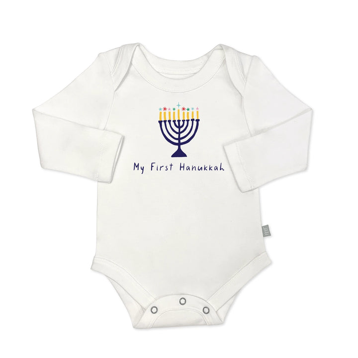 My First Hanukkah  | Organic Bodysuit | Holiday