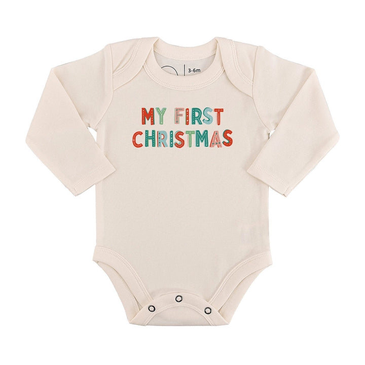 My First Christmas | Organic Bodysuit | Holiday