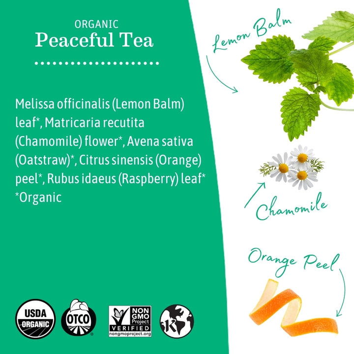 Organic Peaceful Tea | Made in the USA