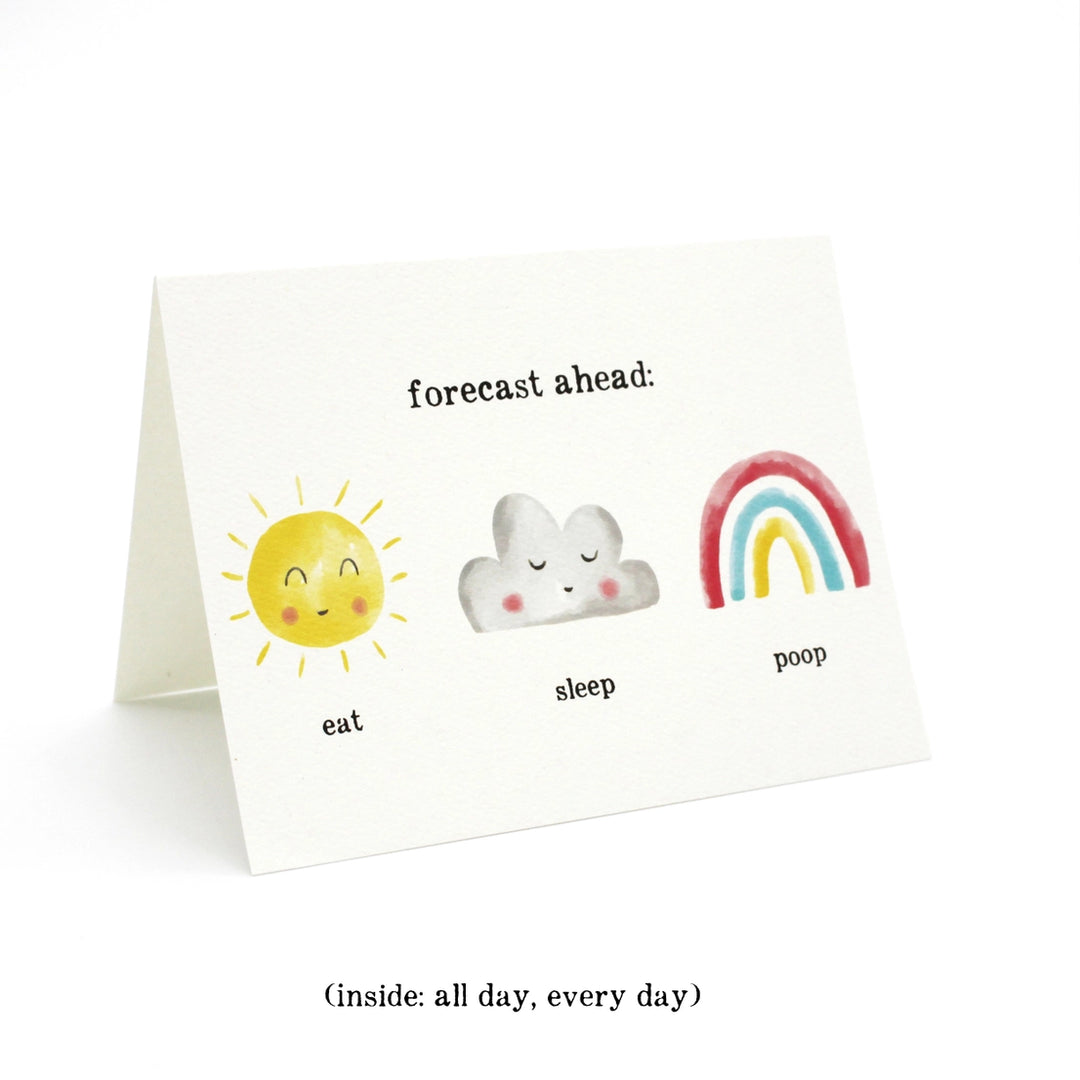 Forecast Ahead Greeting Card