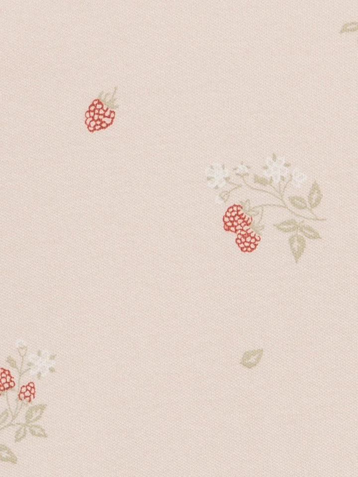 Raspberries/Shell Pink | Organic Pajama | Baby Girl
