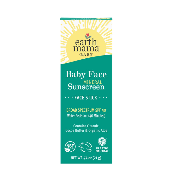Baby Face Mineral Sunscreen Face Stick - Spf 40 | Made in the USA