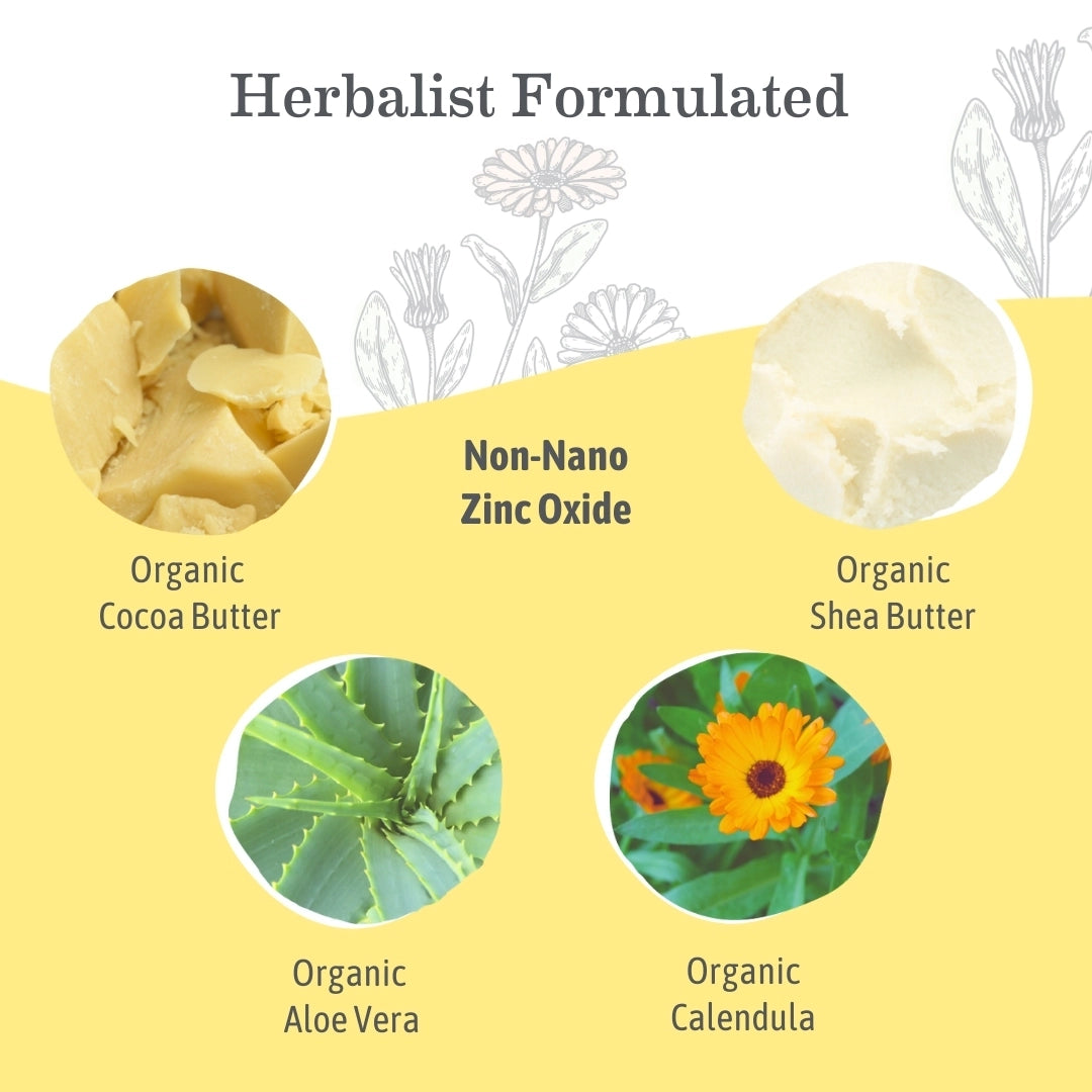 Baby Face Mineral Sunscreen Face Stick - Spf 40 | Made in the USA