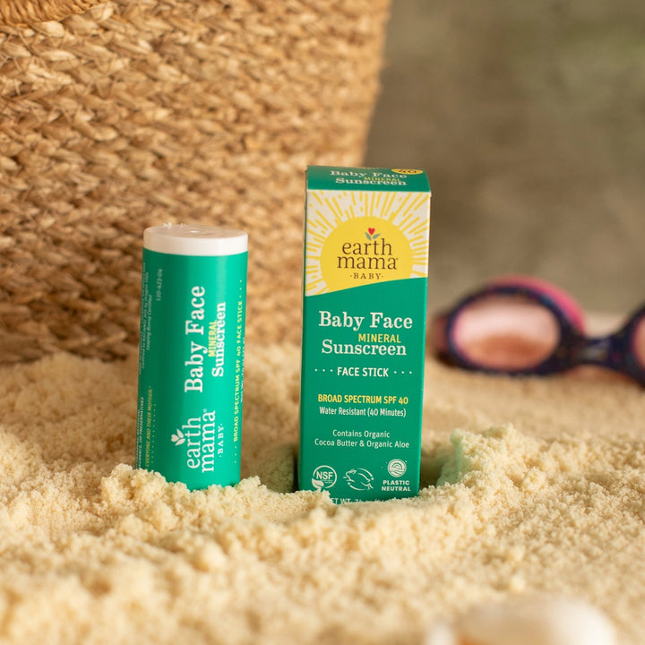 Baby Face Mineral Sunscreen Face Stick - Spf 40 | Made in the USA