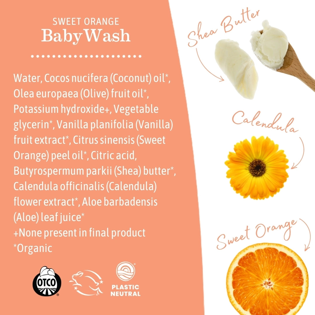 Sweet Orange Baby Wash | Made in the USA