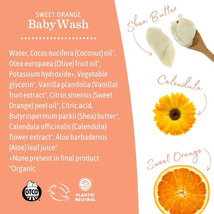 Sweet Orange Baby Wash | Made in the USA