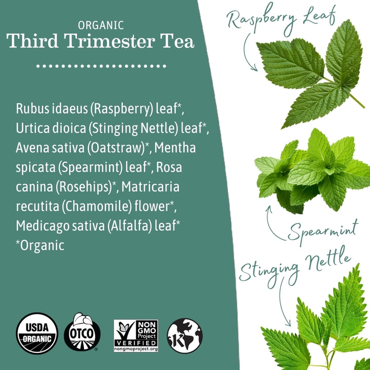 Organic Third Trimester Tea | Made in the USA