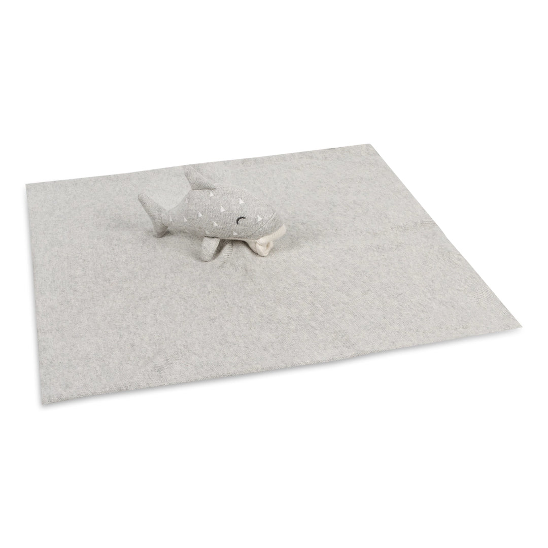 Whale | Organic Baby Lovey Security Blanket Cuddle Cloth | Handmade