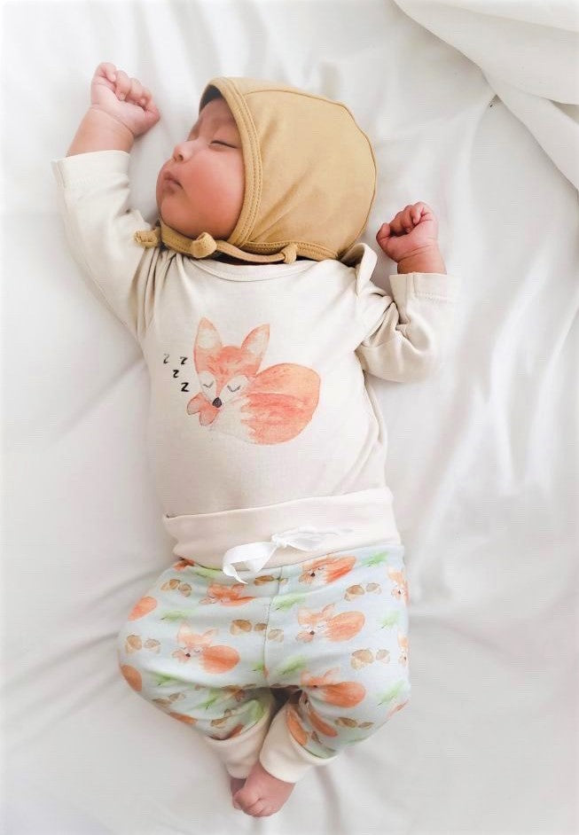Sleepy Fox | Organic Baby Set | Gender Neutral