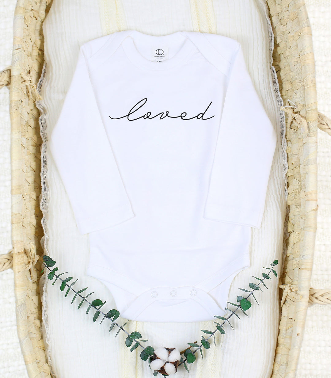 Loved | Organic Bodysuit | Long Sleeve