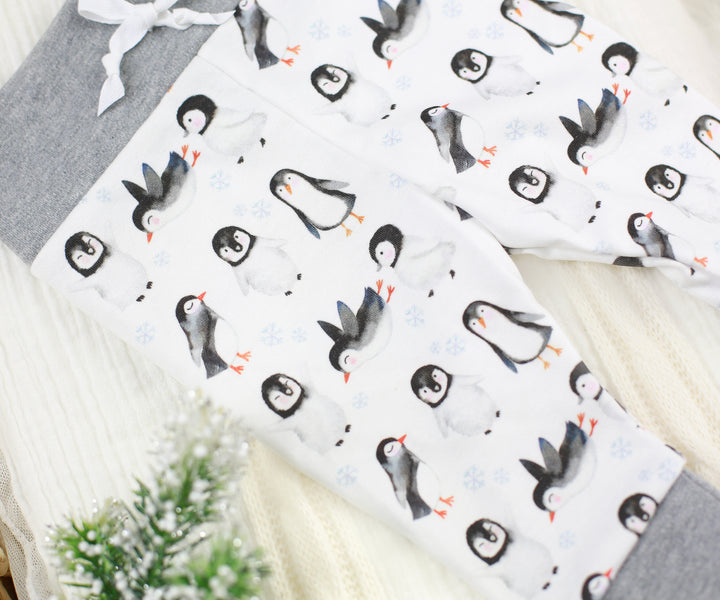 Playful Penguins | Organic Baby Set | Gender Neutral