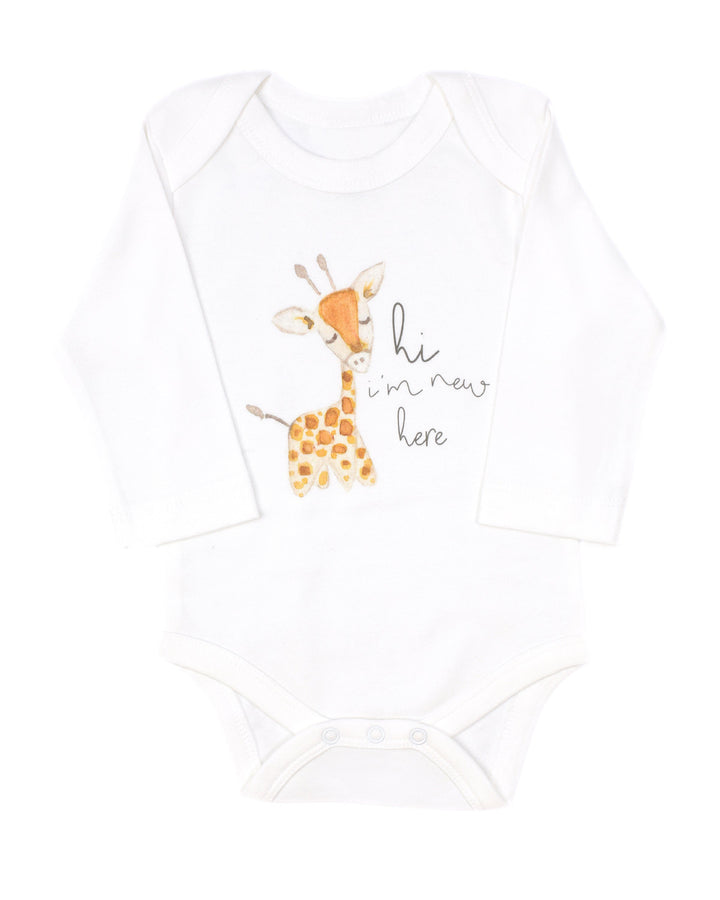 Charley the Giraffe | Organic Baby Girl Gift Basket