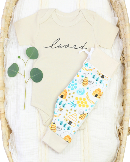 Busy Bumblebees | Organic Baby Set | Gender Neutral