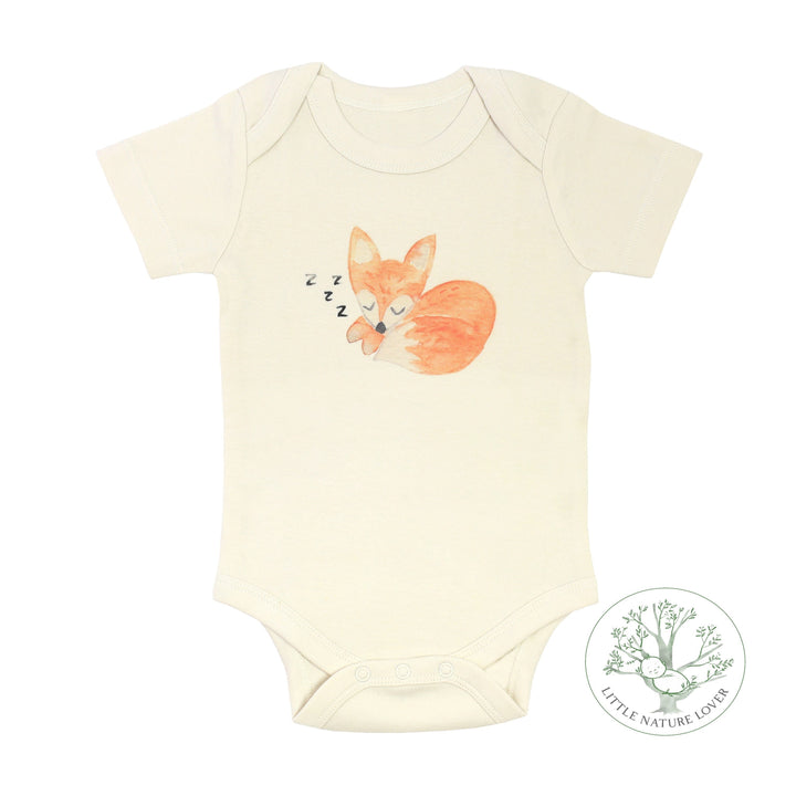 Sleepy Fox | Organic Baby Gift Basket | Gender Neutral